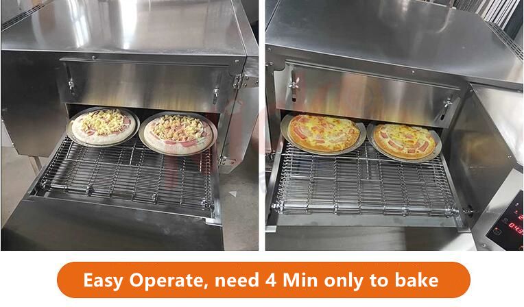 Nicko's Commercial Convection Electric/Gas Deck Conveyor Pizza Oven product feature display