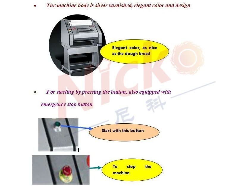 Nicko's French roll moulder product graphic information introduction