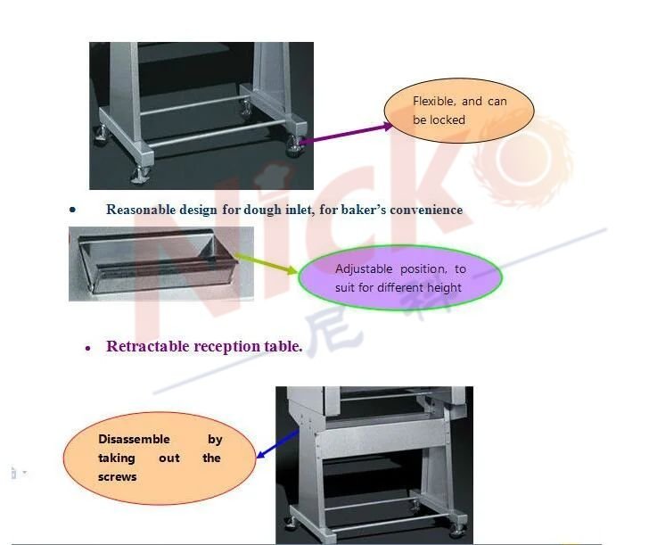 Nicko's French roll moulder product graphic information introduction