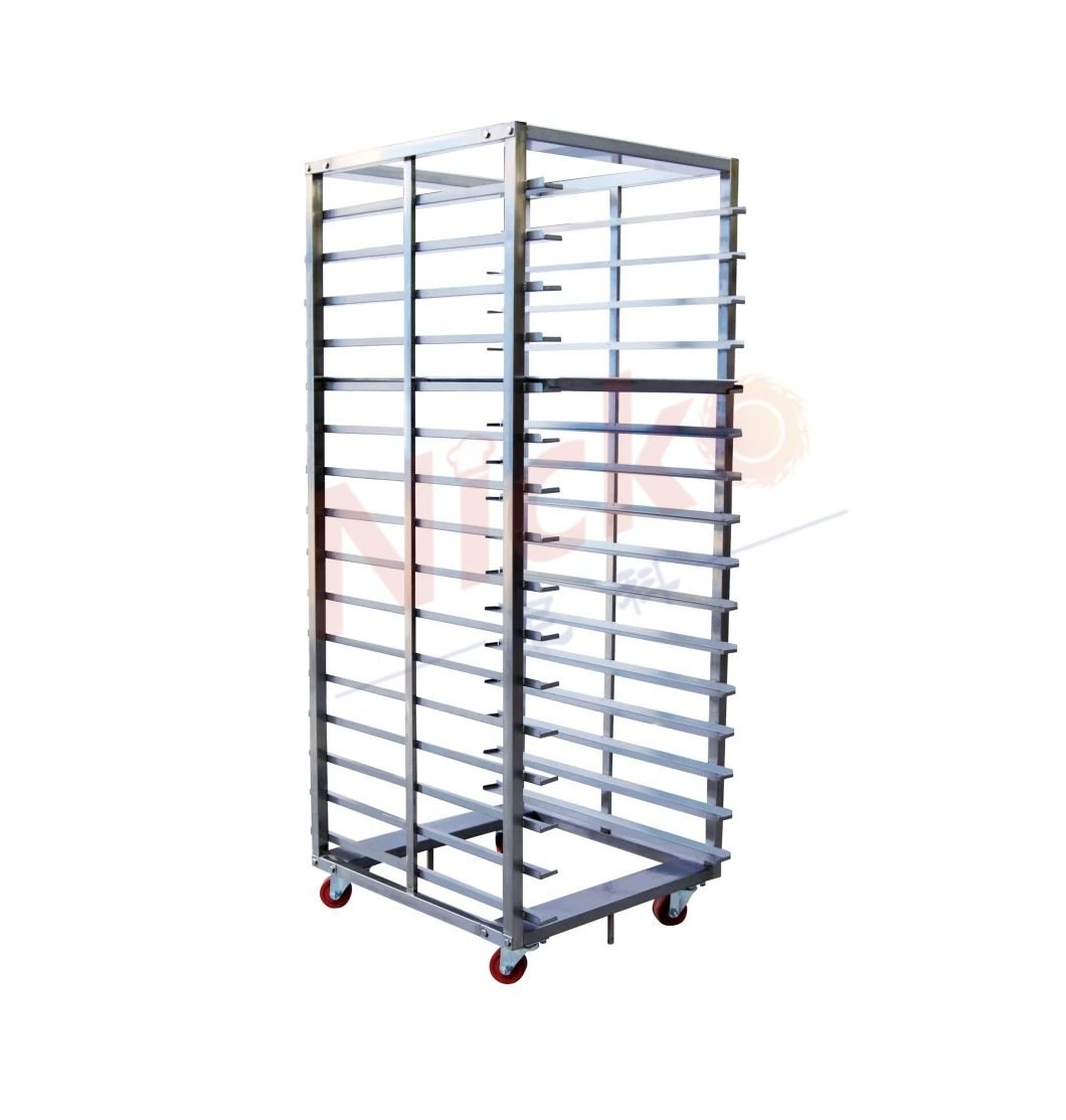 Nicko Commercial Stainless Steel Baking Tray Trolley/Wholesale Kitchen Tray Trolley