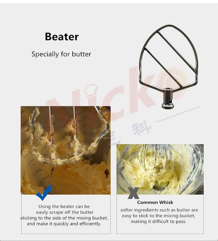 Nicko's Cream Mixer for The Bakery Equipment Cream mixer tools 