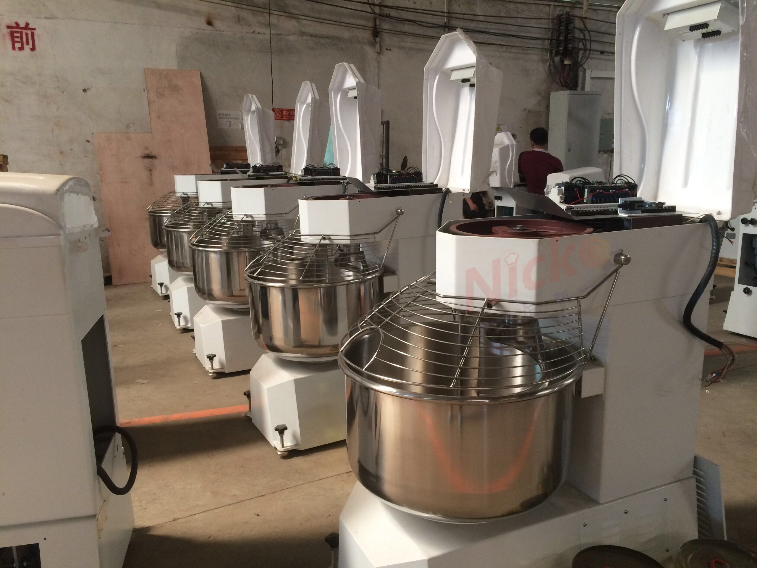 Nicko's 50KG Spiral Mixer Reality of mass production of products