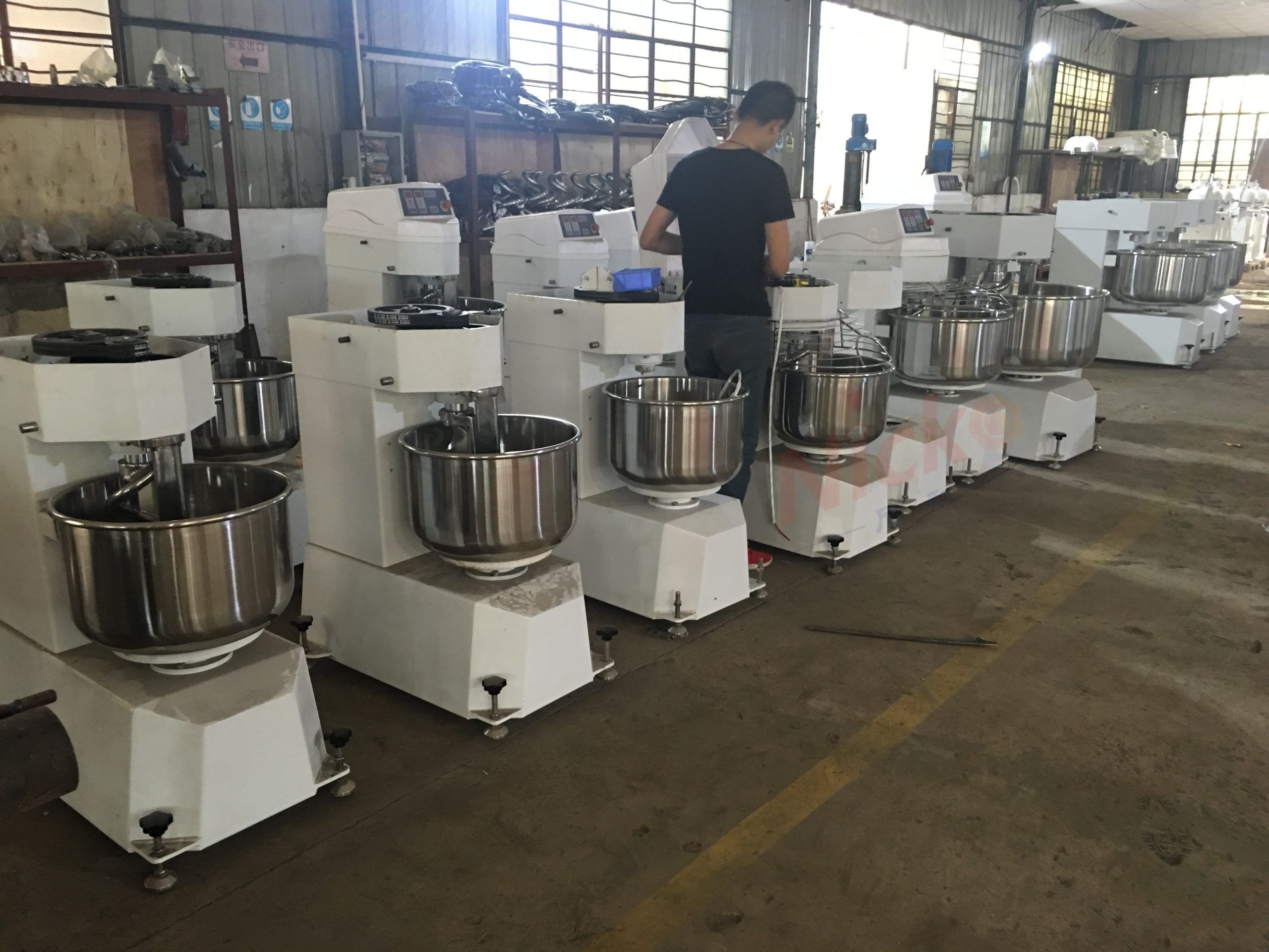 Nicko's 50KG Spiral Mixer Reality of mass production of products