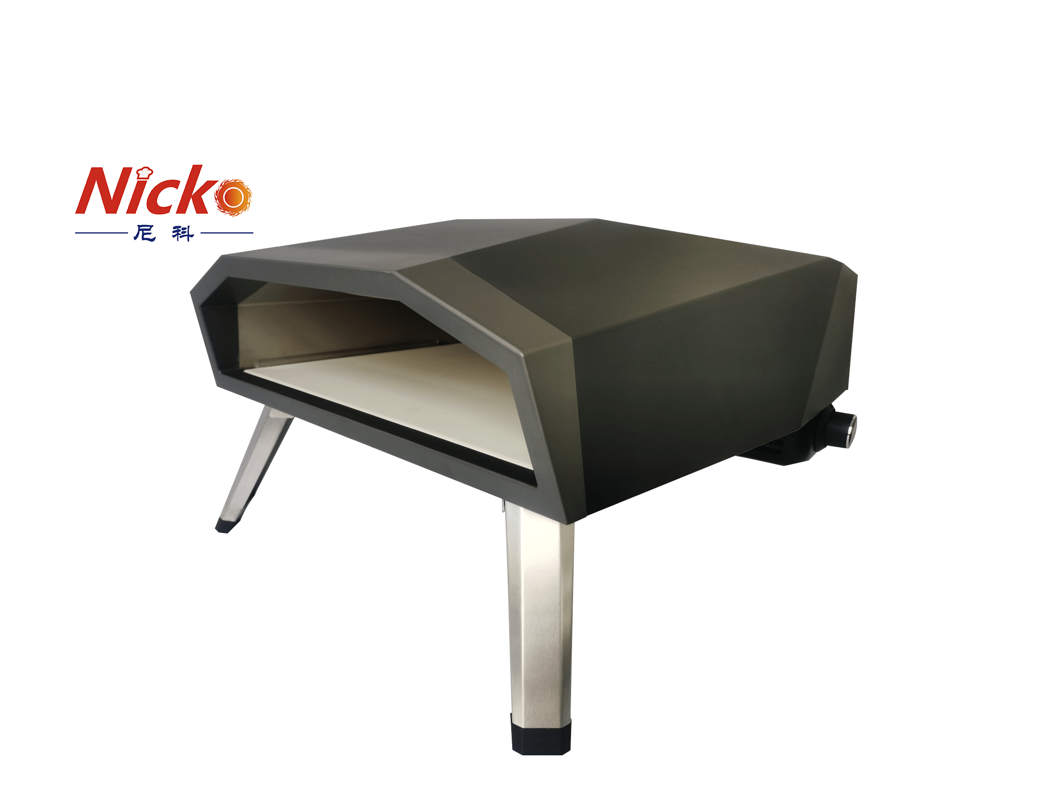 Nicko's P160 Black Color Fashion Portable BBQ Gas Grill