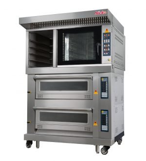 Nicko's Electric Baking Convection Combi Ovens with Deck Oven