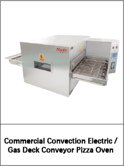 Nicko’s Commercial Convection Electric/Gas Deck Conveyor Pizza Oven